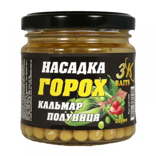 Насадка горох (кальмар-клубника), 200мл