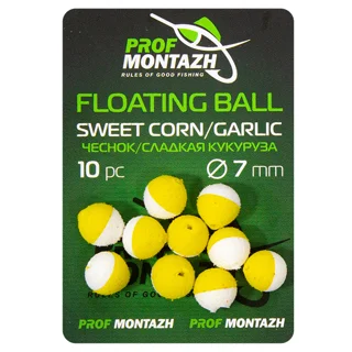Насадка плаваюча ProfMontazh Floating Ball 4мм Часник/Солодка Кукурудза "Sweet corn/Garlic"