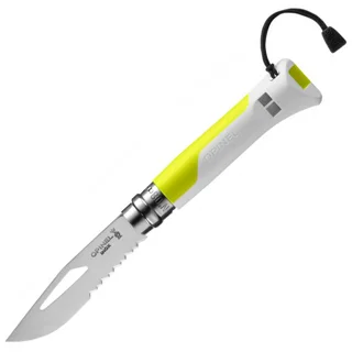 Ніж Opinel №8 Outdoor к:білий/жовтий