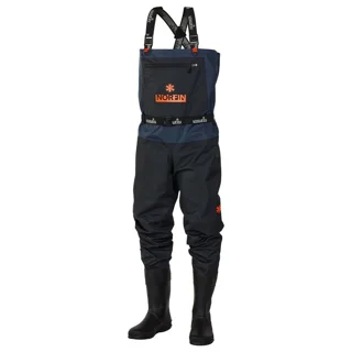 Напівкомбінезон забродний мембранний Norfin Pilot Bootfoot 18000мм (чоботи) / 46(XXL)