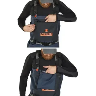 Напівкомбінезон забродний мембранний Norfin Pilot Bootfoot 18000мм (чоботи) / 46(XXL)
