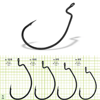 Офсетний гачок Gurza MAGNA B-93 # 10/0 BC 2 шт.