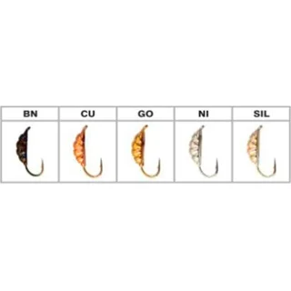 Опарыш W Spider с ушком колір BN 2,5мм гачок Maruto (Вага: 0,28г) №27 (за 1шт)