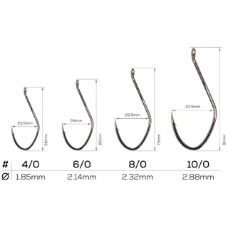 Оснащення сомове GC Single Hook Texas Catfish Rig №6/0