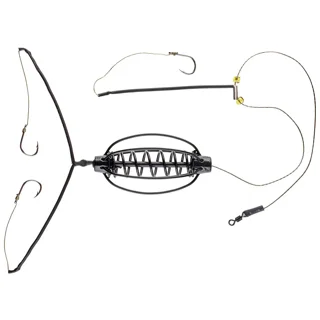 Оснастка X-Fish &quot;Арбуз&quot; крашенная 45g 3 крючка #8