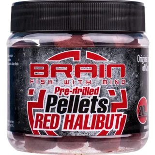 Пелети Brain Red Halibut Pre drilled 20mm 250g