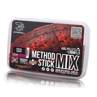 Пелетс Interkrill Method Stick Mix Криль-Аміно 400г