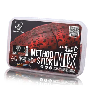 Пелетс Interkrill Method Stick Mix Криль-Монстр Краб 400г