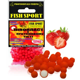 Пінопласт в тісті Fish Sport (Полуниця) mini