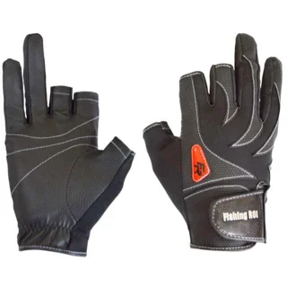 Рукавичка спінінгіста Fishing ROI WK-05 black XXL (з 2 пальцевих.)