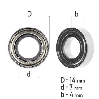 Подшипник Kalipso KSC 7*14*4mm
