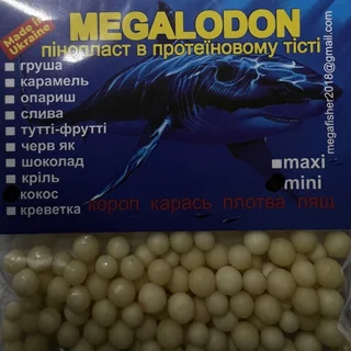 Пінопласт у протеїновому тісті MegaLodon mini 4-7 мм Кокос