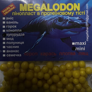 Пінопласт у протеїновому тісті MegaLodon mini 4-7 мм Кукурудза