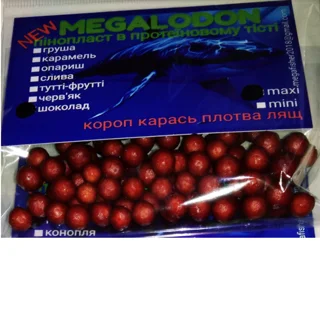 Пінопласт у протеїновому тісті MegaLodon maxi 6-9 мм Шоколад шт