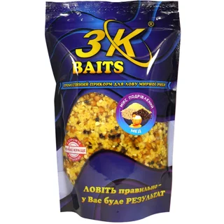 Дробленый Зерновой МИКС (мёд), 500г