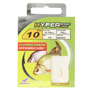 Поводок Hayabusa EX500G 0.16мм №8(10шт)
