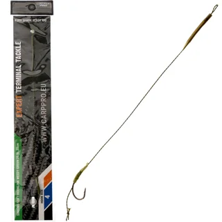 Поводок с крючком c лентяйкой Carp Pro WG №4