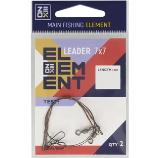 Поводок ZEOX 7x7 20см 10кг(2шт)