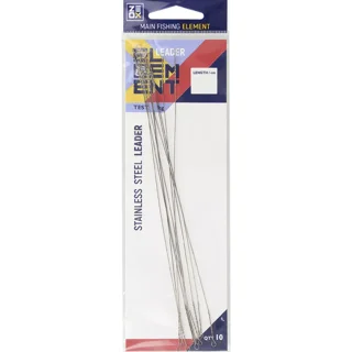 Поводок ZEOX струна 20см 0.40мм 26кг(10шт)