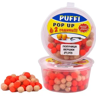 Повітряне тісто Puffi 2 години (80 мл. 15-20 гр)  FLIORO Полуниця