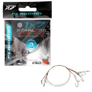 Поводок с двойником #2 Flagman X7 10кг 25см