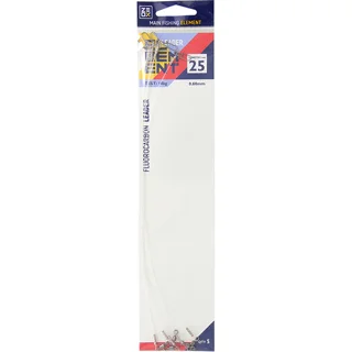 Поводок Zeox флюорокарбон 25см 0.40мм 10кг