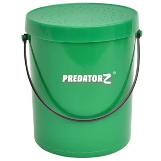 Predator-Z Worm Bucket, 2 liter, ø13,5x18,5cм (Контейнер з перфорованою кришкою для черв'яка)