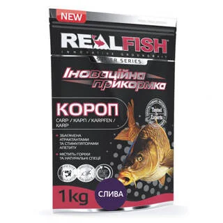 Прикормка RealFish Короп Слива 1кг