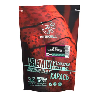 Принада Interkrill Преміум Карась-Часник-Чебрець, 1 кг
