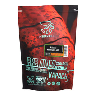 Прикормка INTERKRILL Карась-Конопля-Анис 1кг