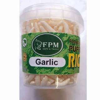 Рис повітряний FPM 25g у банку Rice Garlic Часник