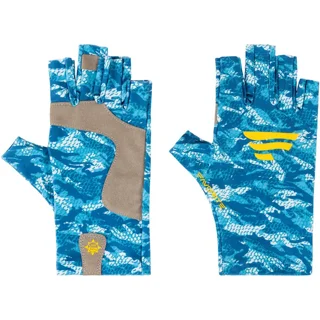 Перчатки Favorite Solar Fishing Gloves 5 Cut L/XL к:white/blue