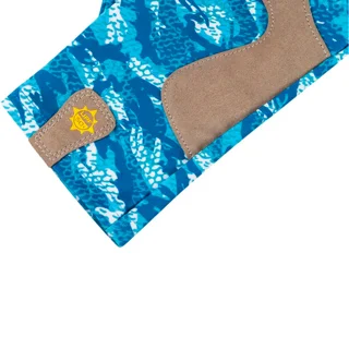 Перчатки Favorite Solar Fishing Gloves 5 Cut L/XL к:white/blue