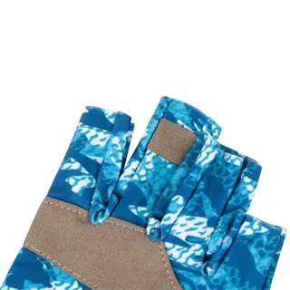 Перчатки Favorite Solar Fishing Gloves 5 Cut L/XL к:white/blue