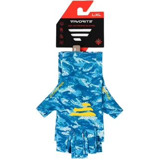 Перчатки Favorite Solar Fishing Gloves 5 Cut L/XL к:white/blue