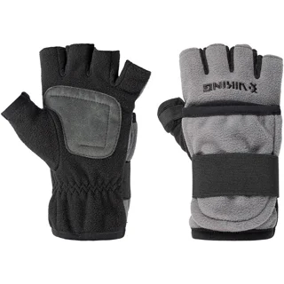 Перчатки Viking Fishing Ice Pro Gloves L (fleece) 5 cut finger+cover Grey-graphite
