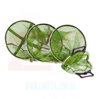 Садок довгий Brize 1.7m з ручками алюмінієві кільця, гумова сітка