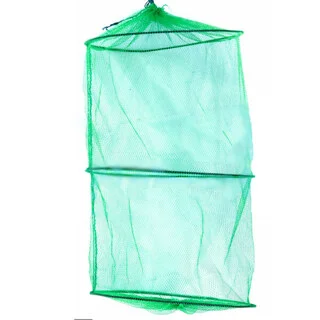 Садок для риби на затяжці зелений