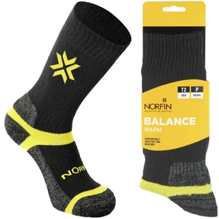 Шкарпетки Norfin T2P Balance Warm Crew (75% акрил,20% поліест., 5% еласт.)р.M(39-41)