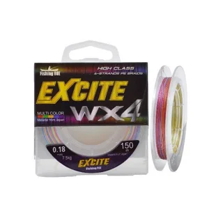 Шнур Fishing ROI Excite WX4 0,16мм 5,9кг 150m multicolor