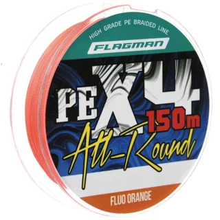 Шнур Flagman All-Round PE X-4 150m 0.08mm Fluo Orange
