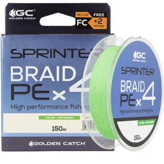 Шнур GC Sprinter PE X4 150м Lime Green #2.0 NEW 2023