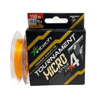 Шнур плетений Intech Tournament Micro Style PE X4 150m 0.175 (3.5lb / 1.58kg)
