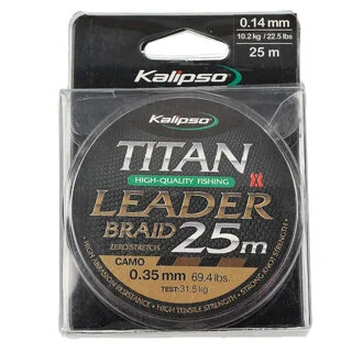 Шнур Kalipso Titan Leader Braid Camo 25м 0.30мм