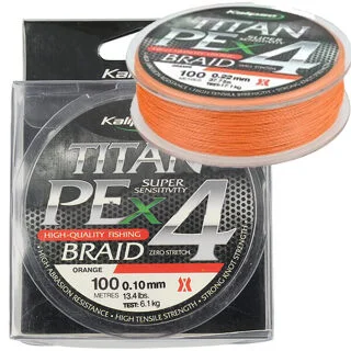 Шнур Kalipso Titan PE X4 OR 100м 0.12мм