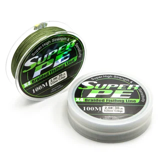 Шнур плетений Super PE x4 100м #6.0 Army Green 0,40мм/36,4кг