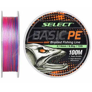 Шнур Select Basic PE 100m (Multicolor) 0.06mm 6lb/3kg