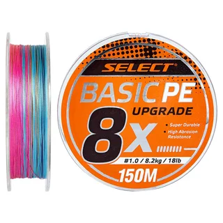 Шнур Select Basic PE 8x 150m (Multicolor) #0.6/0.10mm 12lb/5.5kg