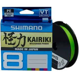 Шнур Shimano Kairiki 8 PE (Mantis Green) 150m 0.19mm 12.0kg