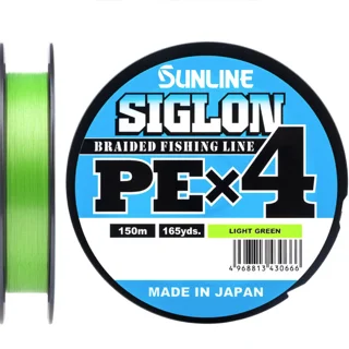 Шнур Sunline Siglon PE н4 150m (салат.) #0.2/0.076mm 3lb/1.6kg
